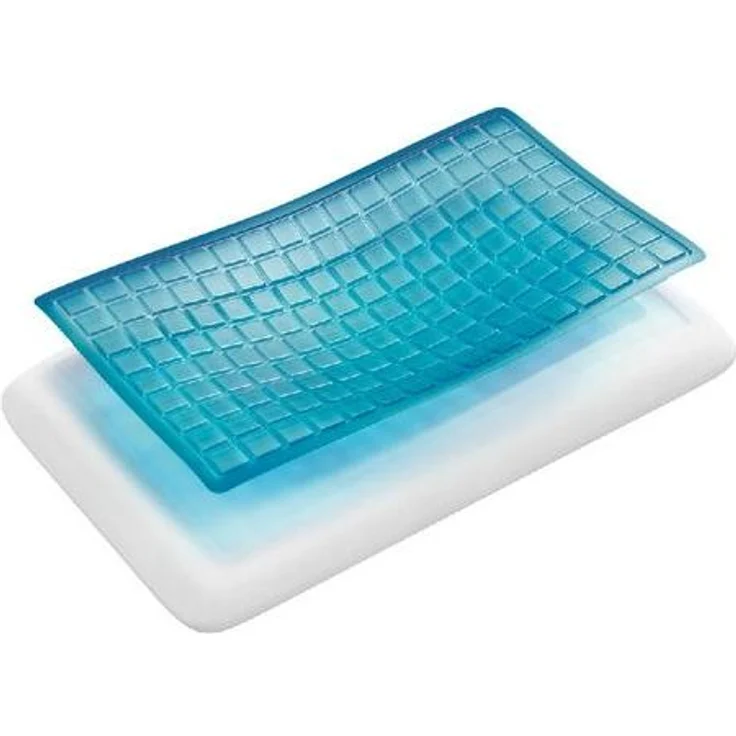 Technogel Deluxe 'Pixel' Nackenstützkissen, Viscoschaum/Gel, 66 x 40 x 11 cm – Bild 3