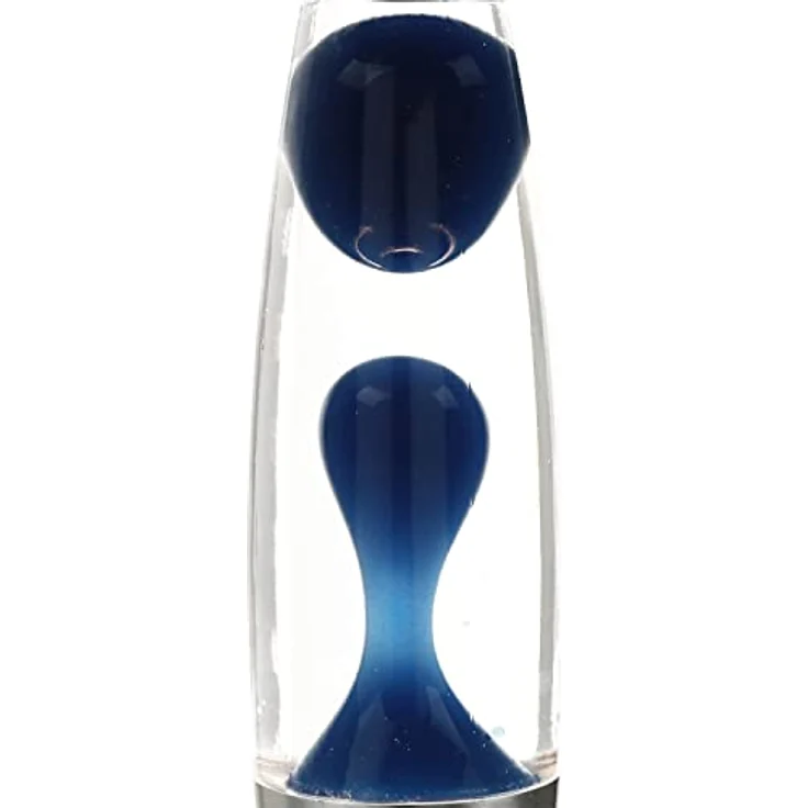Licht-Erlebnisse Lavalampe TIMMY, Warmweiß, Retro Lampe Blau klein 36 cm hoch Tischleuchte – Bild 9