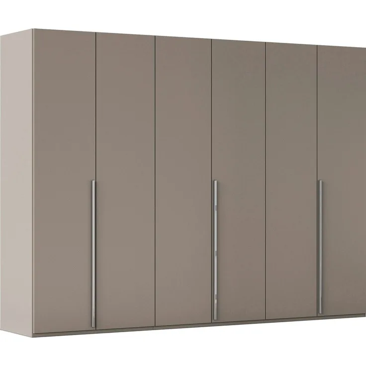 rauch Kleiderschrank Drehtürenschrank Schrank Garderobe Wäscheschrank BESTSELLER MONTCLAR (3 Ausstattungen BASIC/CLASSIC/PREMIUM (SOFT-CLOSE), Breiten 201-400 cm) Front in Glas/Hochglanz/Dekor/Grauspiegel in 5 Breiten MADE IN GERMANY