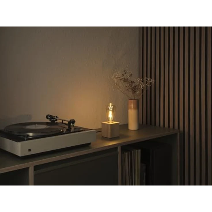 Osram Tischleuchte 1906 Edison E27 2,5W, 2400K, Holz braun, 220 lm, Vintage-Stil, austauschbar – Bild 7