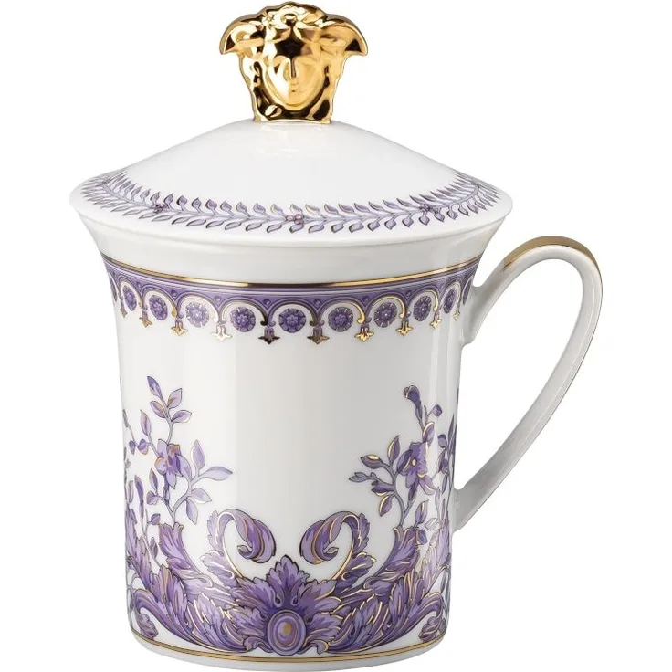Rosenthal Versace 30 Jahre Becher mit Deckel 'Le Grand Divertissement