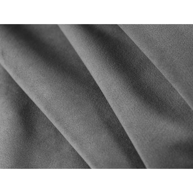Micadoni Modulares Panorama Ecksofa Lupine 6-Sitzer Samt Salvador Grau Rechts – Bild 9