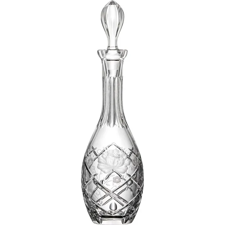 Weinkaraffe Dekanter Kristall Sunrose Gold clear (25 cm)