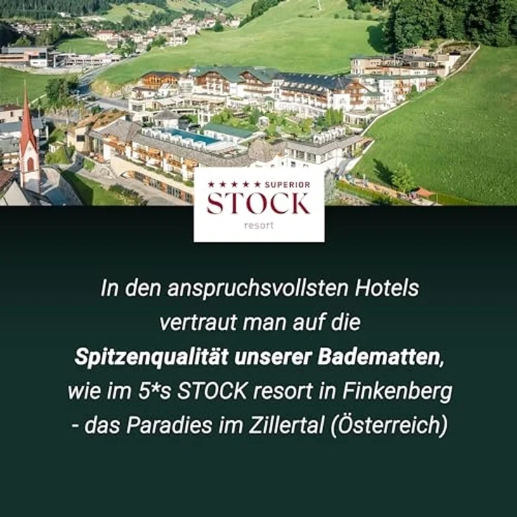 ZOLLNER Badematte, langlebig, saugfähig, kochfest, fußbodenheizunggeignet, 100% Baumwolle, rechteckig, Badematte, 100% Baumwolle, vom Hotelwäschespezialisten – Bild 2