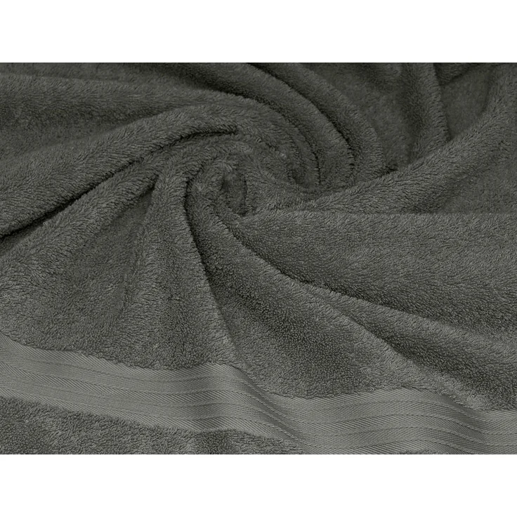 Lashuma Gästehandtücher Linz, Frottee (4-St), Flauschige Gästetücher grau 30x50 cm – Bild 10