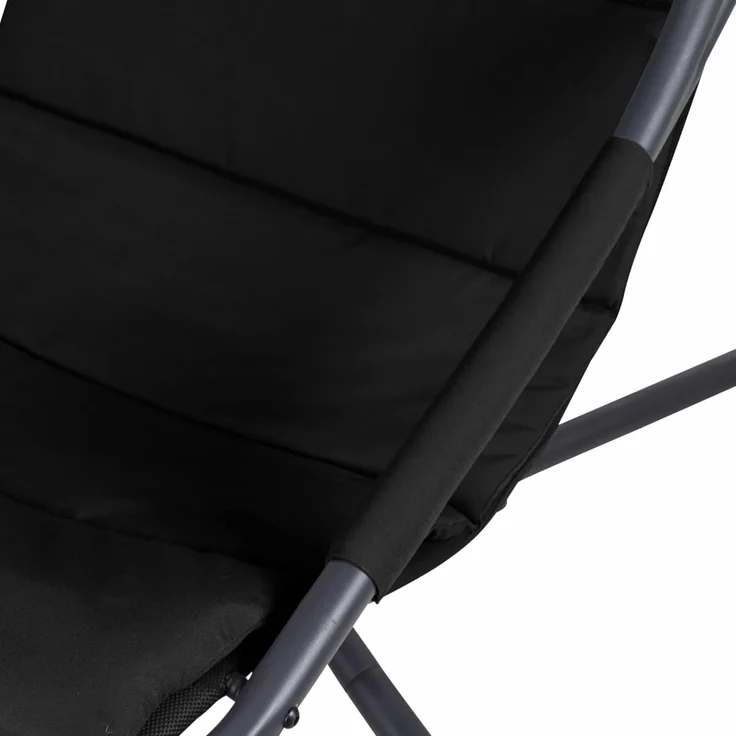 Siena Garden Hängesessel LAGOMA black Hängekorb mit Kissenauflage – Bild 6