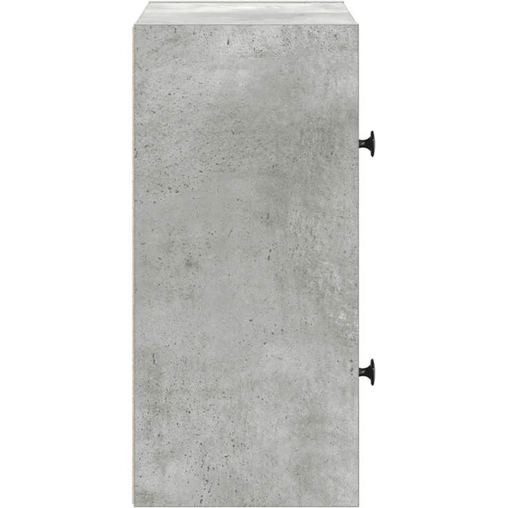 vidaXL Bücherregal Betongrau 40x24x52 cm Holzwerkstoff 860358 – Bild 5