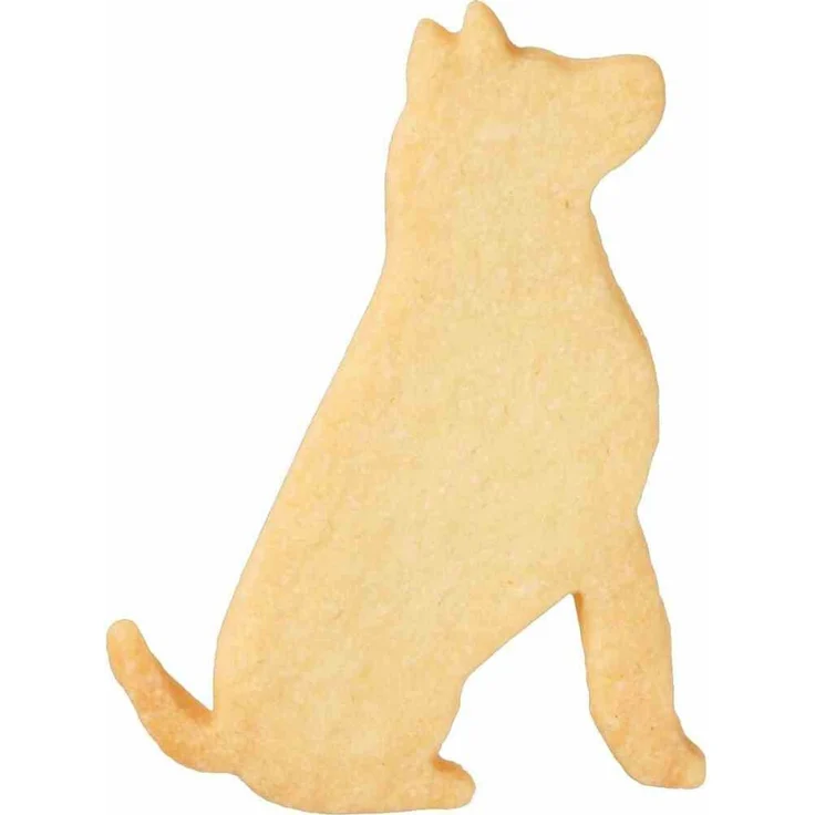 Ausstecher Hund sitzend 7,5 cm Edelstahl [PG blau] – Bild 2