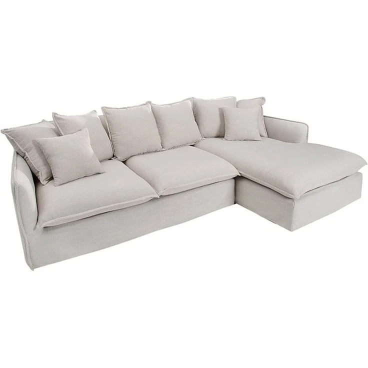 riess-ambiente Ecksofa HEAVEN 255cm natur, Einzelartikel 1 Teile, Couch · L-Form rechts · Wohnzimmer · Webstoff · Federkern · Landhaus – Bild 4
