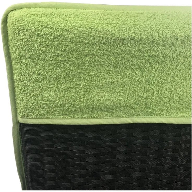 NYVI Strandtuch Frottee Schonbezug für Gartenstuhl NYVISpa 60x130 cm, Frottee, Hygiene Auflage für Hochlehner Gartenstühle – Bild 3