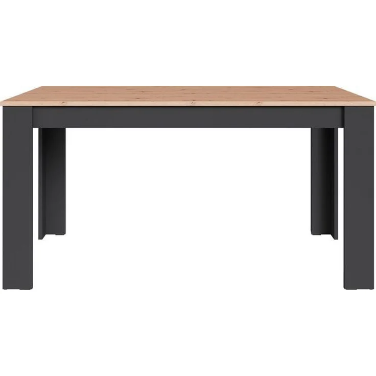 byLIVING Esstisch NORI/Moderner Küchentisch in Eiche-Optik/Untergestell Melamin anthrazit/Großer Tisch / 160x90, H 75 cm – Bild 4