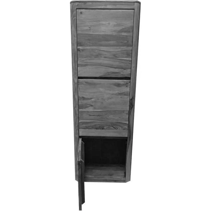 Dielenschrank Sheesham 70x37x200 rot-braun gebeizt TORONTO #136 – Bild 7
