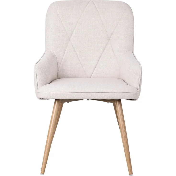 HOMAVO Esszimmerstuhl 4 Stück mit Armlehnen Stoff Ota 57x62x87cm, YZ3 – Bild 3