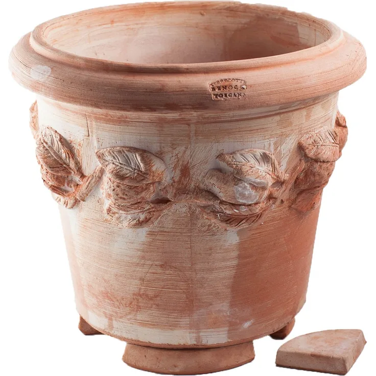 Pflanzgefäß Übertopf Blumenkübel Terrakotta Siena Conca Limoni 30cm Frostfest