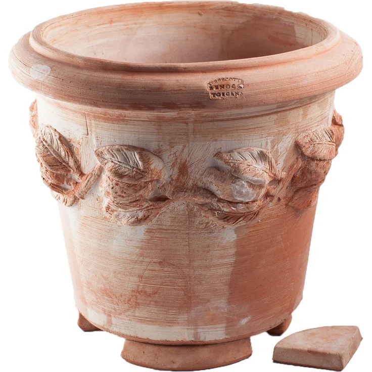 Pflanzgefäß Übertopf Blumenkübel Terrakotta Siena Conca Limoni 30cm Frostfest – Bild 1