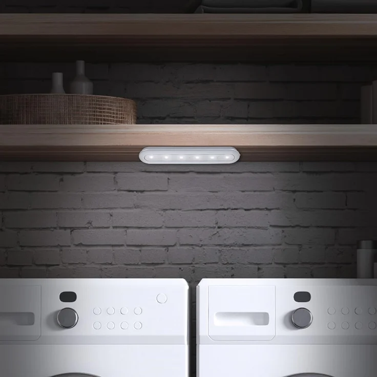 LED Unterbauleuchte Row Push Light batteriebetrieben, silberfarben – Bild 4