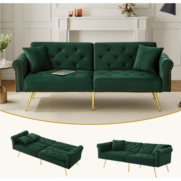 Odikalo 2-Sitzer Polstersofa Relaxsofa Lounge Sessel Verstellbar Rückenlehne Mehrfarbig – Bild 5