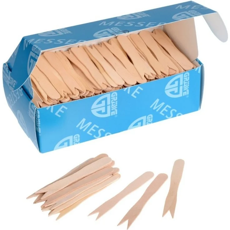 Einwegbesteck - Pommes Frites Gabeln, 85 mm lang, 500 Stück – Bild 3