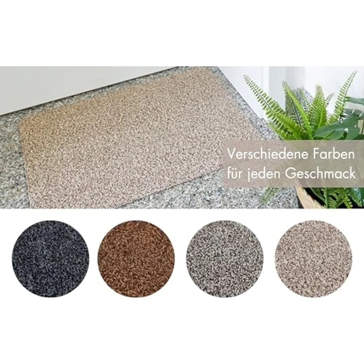 Andiamo Fußmatte Samson, Made in Netherlands, rechteckig, Höhe: 6 mm, Schmutzfangmatte, waschbar, rutschhemmend, auch als 2er Set erhältlich – Bild 7