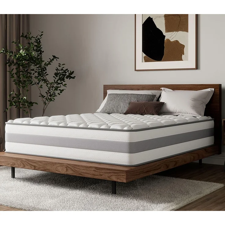 HOMAVO Matratze 160x200 cm 25cm Höhe 7-Zonen Taschenfederkernmatratze Orthopädische Federkernmatratze mit Memory-Schaum Schicht, Härtegrad H3 H4, CertiPUR-US Zertifiziert