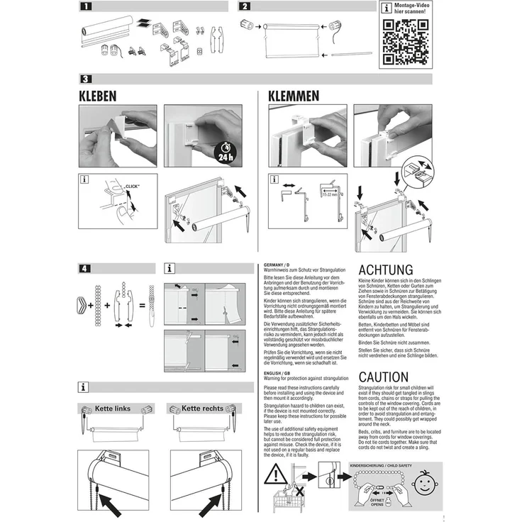 EASYFIX Rollo Shaun Hellgrau – Bild 12