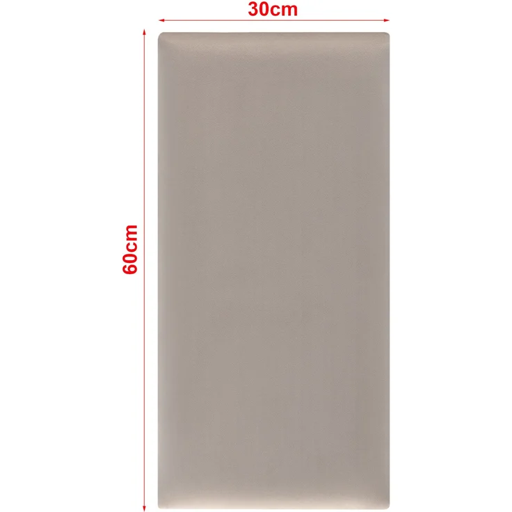 Wandkissenset Carpino 3-tlg. Samt 60x30 cm Hellgrau [neu. haus] – Bild 3