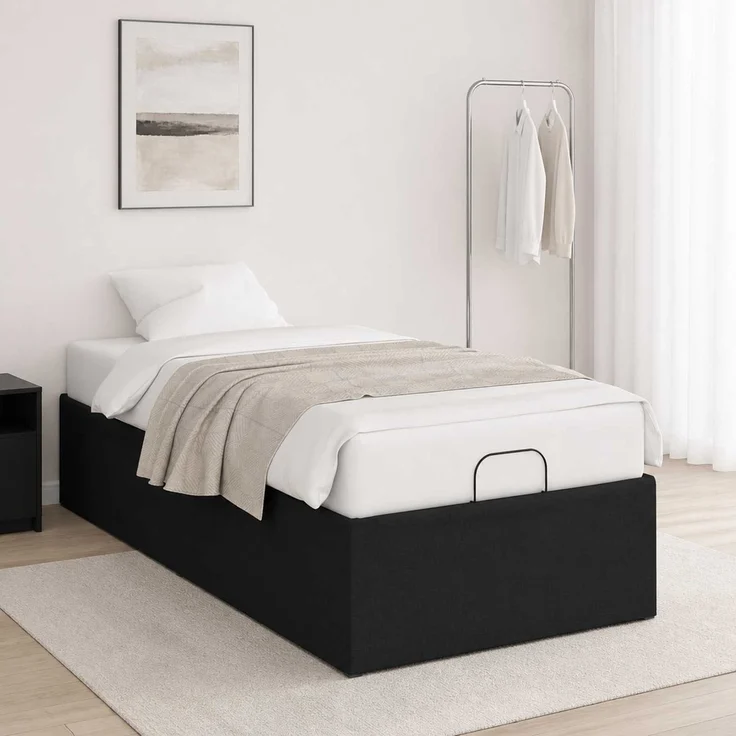 vidaXL Elektrisch verstellbares Bettgestell Schwarz 200 x 80 x 33,5 cm 42037273 – Bild 1