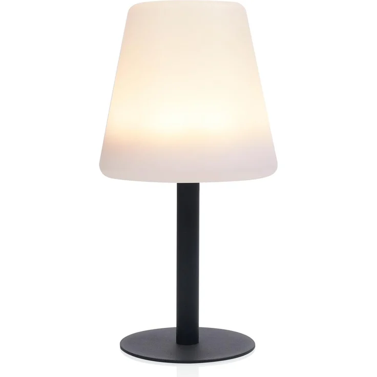 Solar Tischleuchte Outdoor, per USB & Solar aufladbar, Höhe 25cm – Bild 2