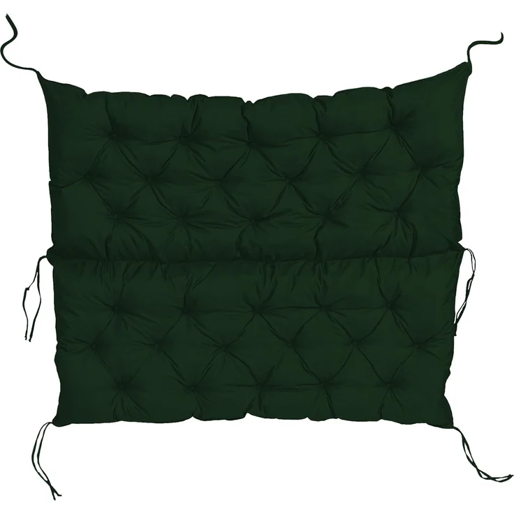 TexDeko® Garden Gartenbankauflage mit Rückenlehne wasserabweisend UV - beständig Bankauflage In- & Outdoor Sitzkissen und Rückenkissen Hollywoodschaukel Sitzpolster (140 x 50 x 50 cm Dunkelgrün) – Bild 3