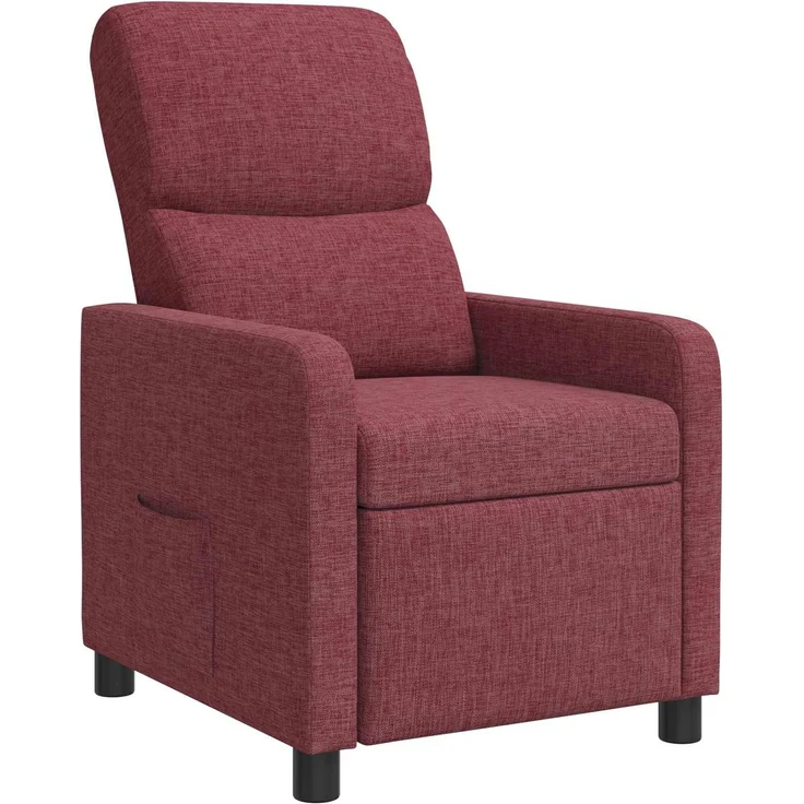vidaXL Liegesessel Weinrot Polyester 42034820 – Bild 2