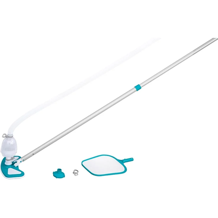 Poolpflege Basis-Set AquaClean™ mit pumpenbetriebenem Poolsauger & Kescher für Poolgrößen bis 610 cm – Bild 3