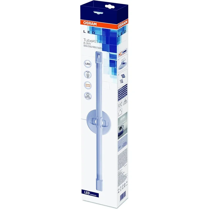 Osram LED Lichtbund-Leuchte, fuer innenanwendungen, warmweisss, 600, 0 mm x 35, 0 mm x 86, 0 mm, TubeKit Lichtleiste – Bild 4
