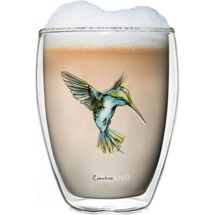 Creano Teeglas Thermo-Glas Hummi in Blau, Borosilikatglas, 1-teilig – Bild 1