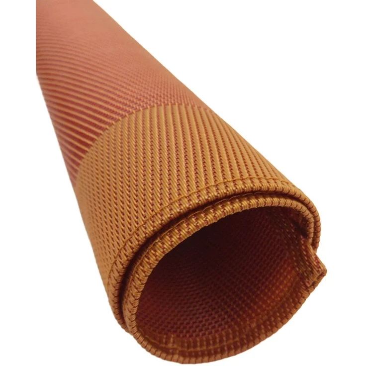 Platzdeckchen Tischset orange 32,5x45 cm PVC Polyester abwaschbar Platzmatte Tischunterlage moderne Tischmatte für Küche und Esszimmer – Bild 4