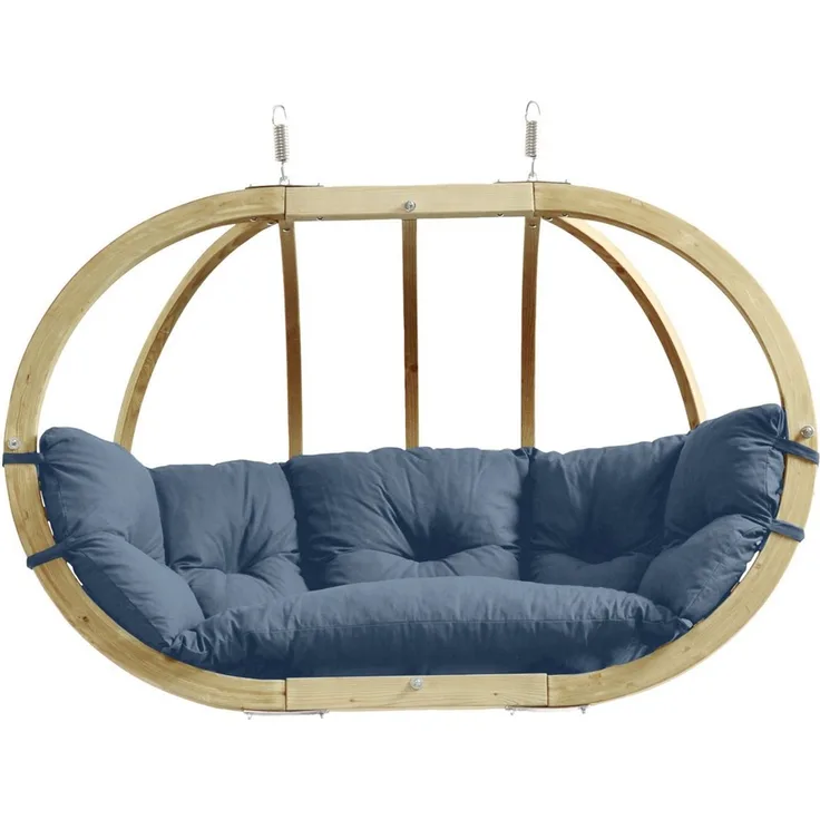 AMAZONAS Mehrpersonen Hängesessel Globo Royal Chair Brisa inkl. Sitzkissen und zwei Spiralfedern