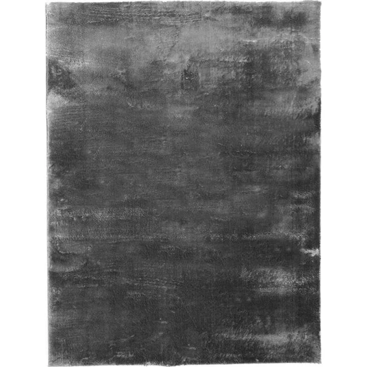 merinos Teppich LOFT, Anthrazit, 160 x 220 cm, Polyester, Uni, rechteckig, Höhe: 19 mm, rutschhemmend – Bild 4