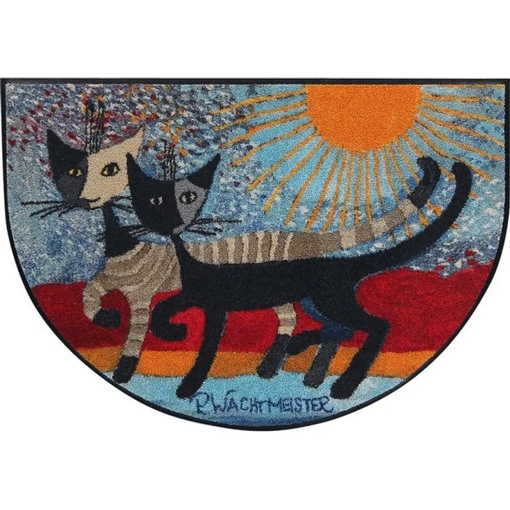 Salonloewe Fußmatte Fußmatte 60x85 Rosina Wachtmeister In due sulla Riva halbrund, Halbrund, Höhe: 600 mm – Bild 2