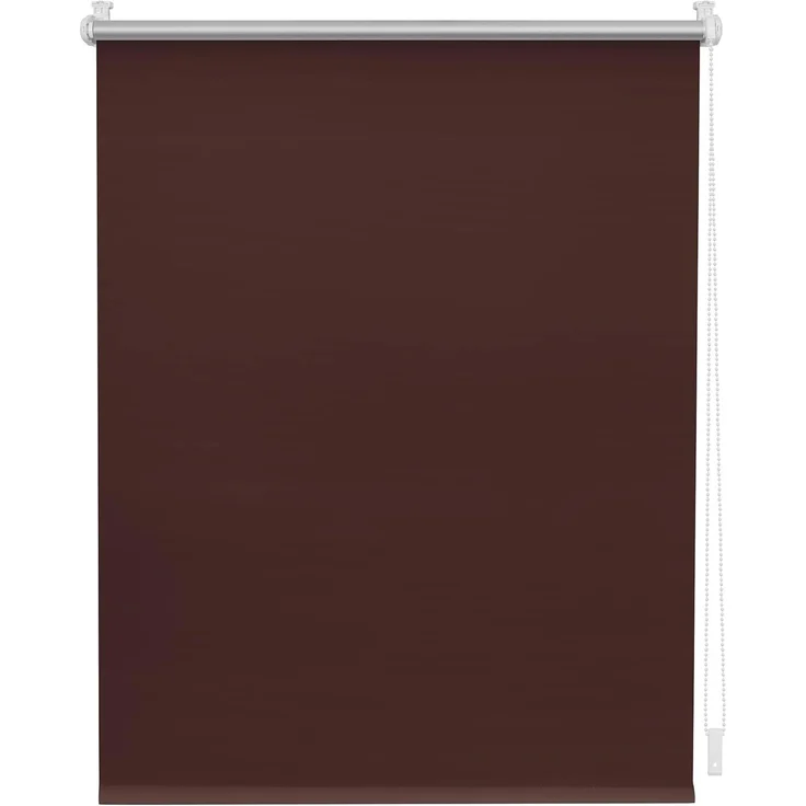 Lichtblick Sonnenschutzsysteme GmbH Thermo-Rollo Vancouver 80 cm x 220 cm (BxL) Braun Verdunkelnd & Thermofunktion; Klemm- und schraubbar; Energiesparend – Bild 1