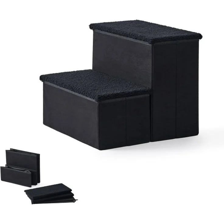 Relaxdays Faltbare Hundetreppe mit Stauraum – Bild 10