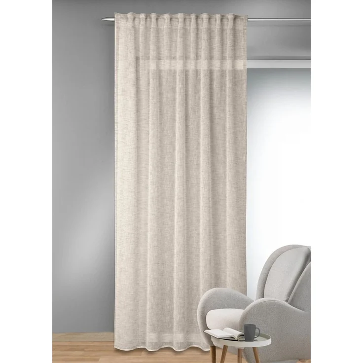HOMING Gardine Maja (1 St), verdeckte Schlaufen, halbtransparent, Fertigschal – Bild 1