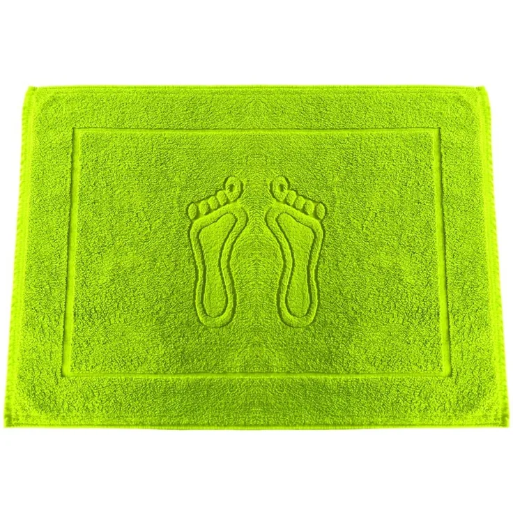 MatratzenL.A.B® Badematte 650 g/m² Blauer Schwan®, 100% Baumwolle, 50x70 cm, Badvorleger, Duschvorleger, Duschmatte Frottee
