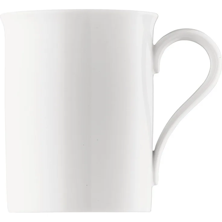 Hutschenreuther Maria Theresia Becher mit Henkel, Tasse, Porzellan, Weiß, 300 ml, 15505