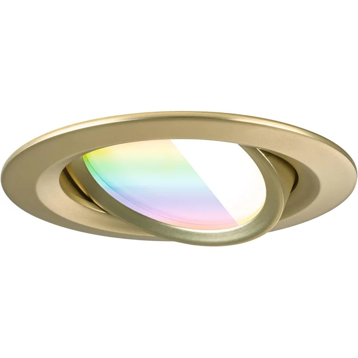 Paulmann 92436 LED Einbauleuchte Nova Coin 3er-Set Zigbee RGBW Gold matt – Bild 11