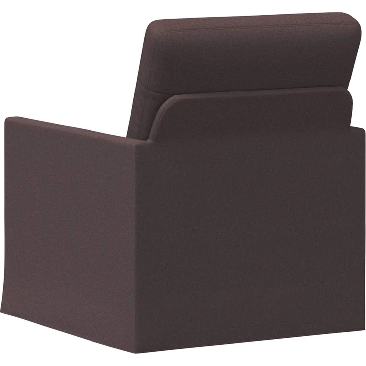 vidaXL Einzelsofa Dunkelbraun 70 x 81 x 82 cm Stoff 42041011 – Bild 4