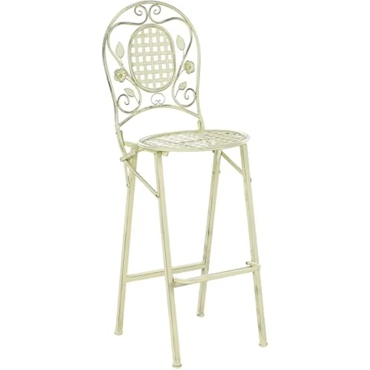 Beliani 'BIVIO' Gartenbar Set, klappbar, Metall Hellgrün – Bild 5