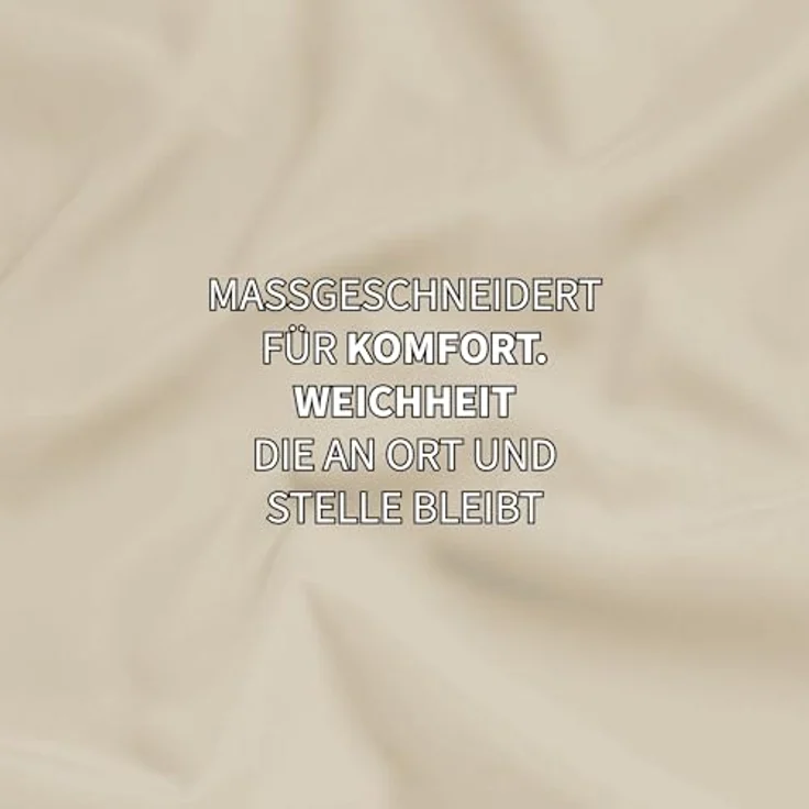 Jersey Spannbettlaken Baumwolle 100x200+30 cm, diverse Farben Beige – Bild 10