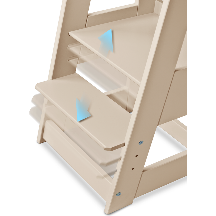 tiSsi® Entdeckerturm / Lernturm FELIX mitwachsend Cashmere – Bild 2
