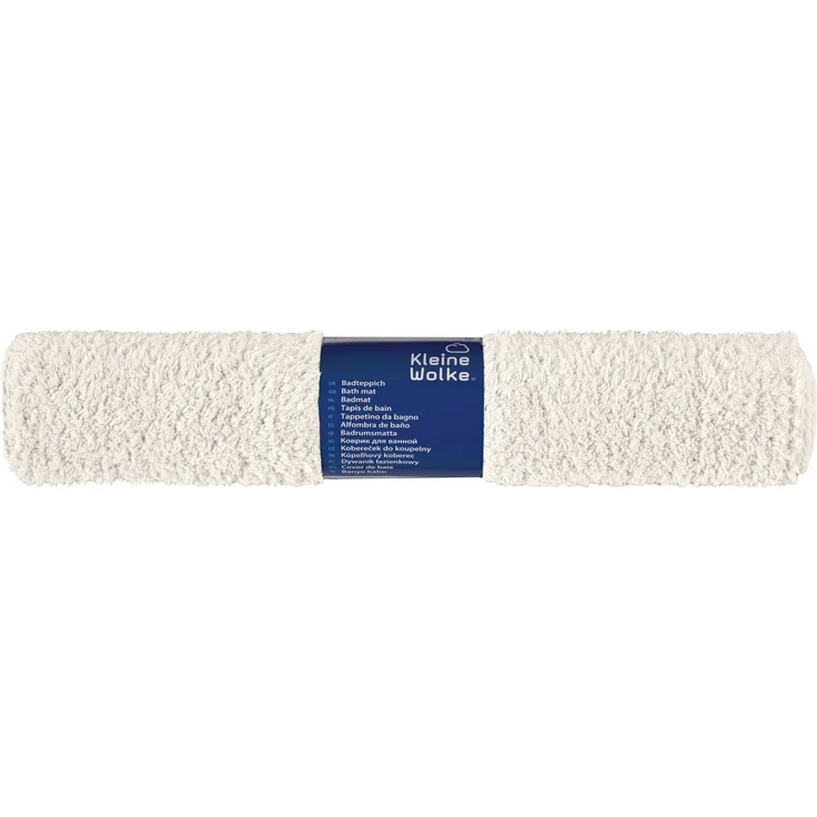 Kleine Wolke Badematte »Scott«, Badvorleger, Badezimmer Teppich, Höhe 12 mm, rutschhemmend beschichtet, fußbodenheizungsgeeignet, Polyester, rechteckig, Badteppich, Uni Farben, weich & kuschelig