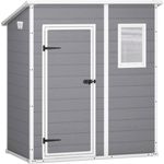 Dmora Gartenhaus Cranbrook, Gartenhütte, Gartenhaus, Werkzeugschuppen, 184x111 h201 cm, Grau