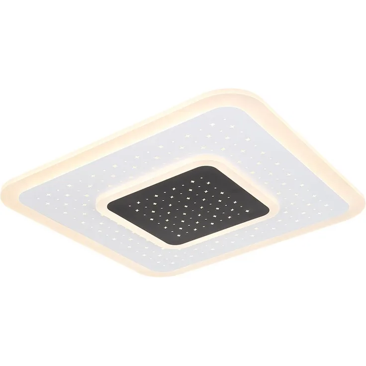 LED Deckenleuchte, dimmbar, Fernbedienung, L 46 cm